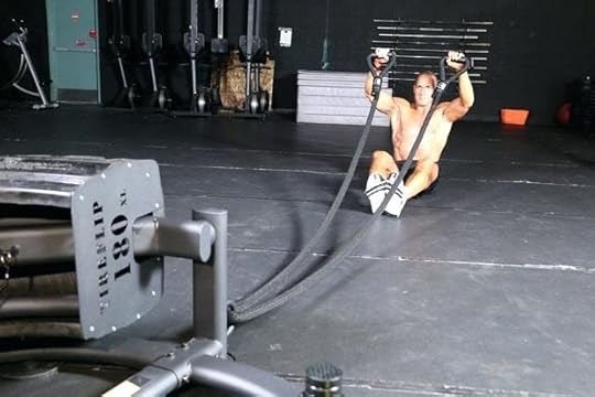 exercise ropes that hang on door knob the battle rope st turns into a perfect group training device by attaching it to our star abs company
