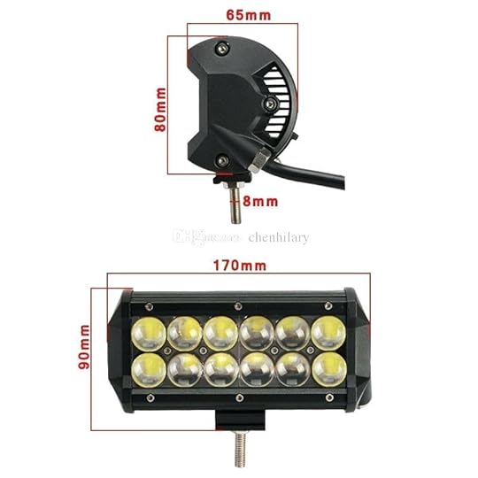 10 inch led light bar offroad 7 off road car tractor jeep flood spot vehicle super bright