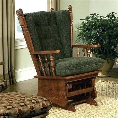 cushions for a glider rocking chair rocker replacement throughout plans chairs