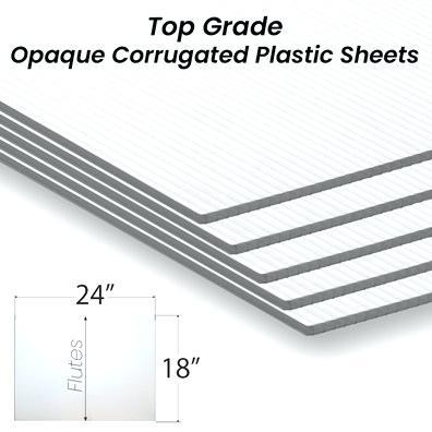 corrugated plastic sign blank 24x18 white furniture stores amsterdam pack of blanks and h stakes