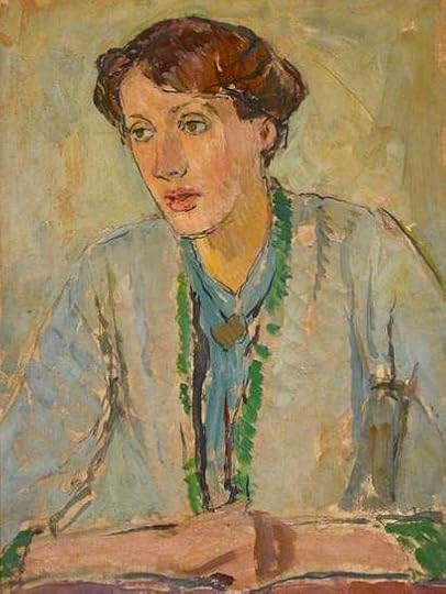 Virginia Woolf painting by Vanessa Bell, 1912