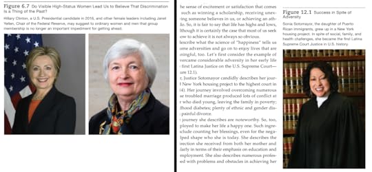 The book is presented in a way where progressive women are put front and center