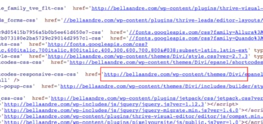 Bella Andre website source code