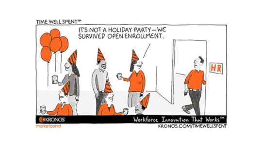 Kronos Time Well Spent cartoon about how to celebrate successes