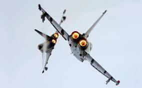 fighter jets duel