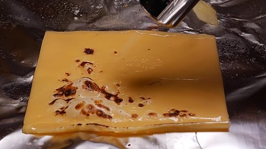 burning american cheese