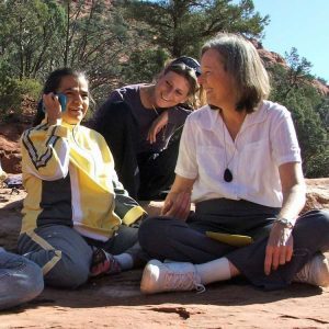 Lyrica Marquez, Alex Marcoux and Gayle B. Lee discussing the New Earth
