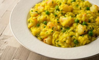 shrimp risotto