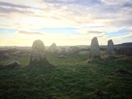Aikey Brae Recumbent Stone Circle in Aberdeenshire, Scotland
