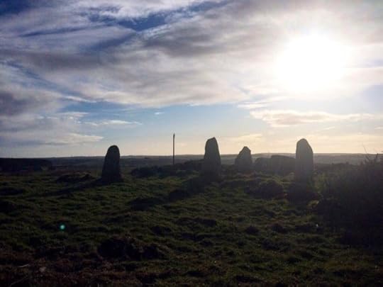 Aikey Brae stone circle ahead!