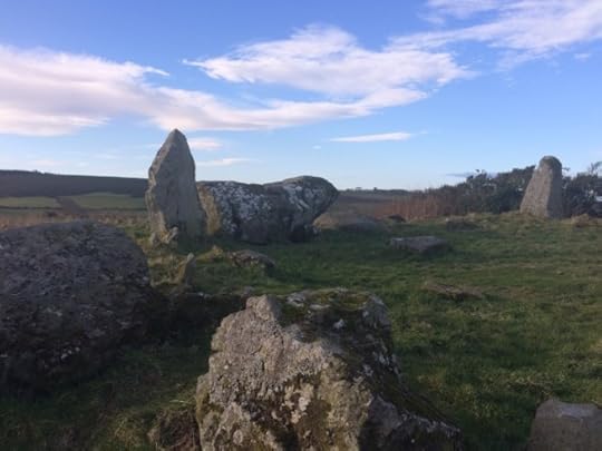 The stone circle at Aikey Brae
