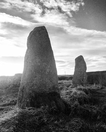 Two tall stones at Aikey Brae stone circle