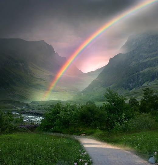 Image result for rainbow in a storm