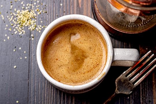 vanilla collagen hemp latte
