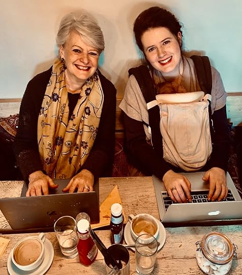 Working on our thoughts, dreams, inspirations together over coffee inspires me so much. Oh the treasure of having a writing daughter and friend. A treasure indeed. (Surely little Samuel is taking it all in and will follow in all of the Clarkson’s steps. :)