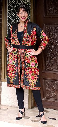Bold Styling - Indian Appliqued Floral Coat