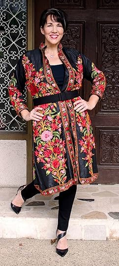 Bold Styling - Indian Appliqued Floral Coat