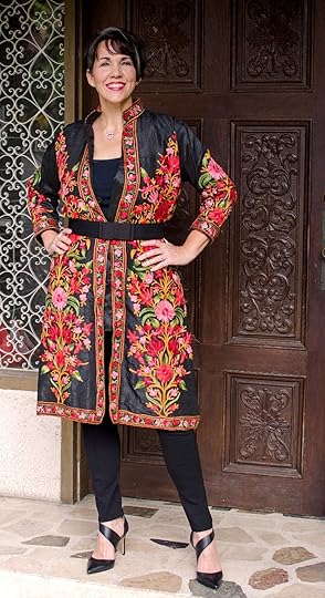 Bold Styling - Indian Appliqued Floral Coat