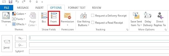 From Button in outlook