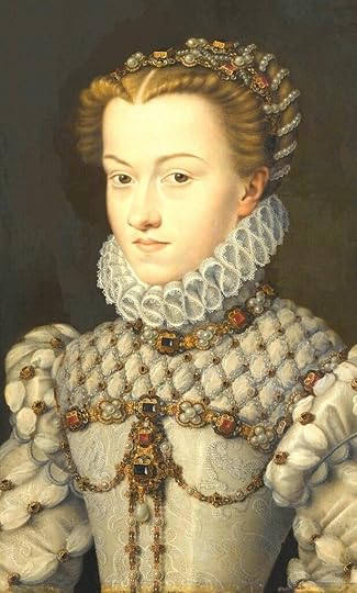 Elisabeth of Austria by Francois Clouet, ca. 1571