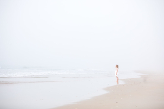 Girl FoggyBeach. byJulia Soplop