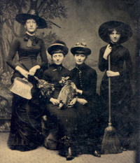 Witch vintage photo