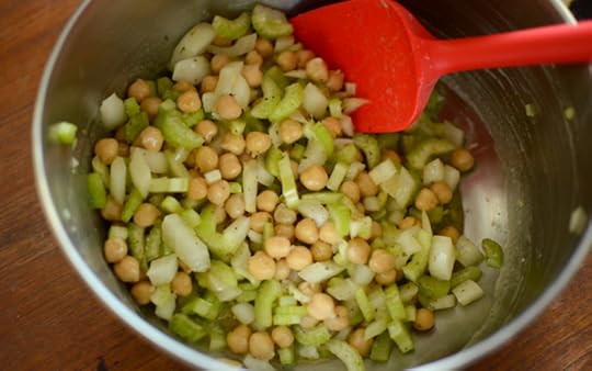 Marinated Chick Pea and Celery Salad