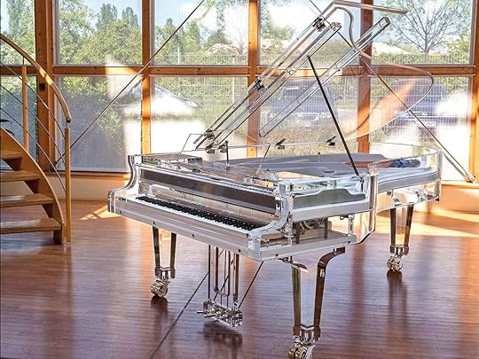 Image result for transparent piano