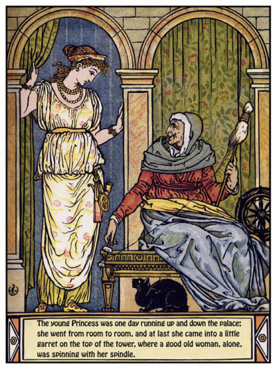 Sleeping Beauty by Walter Crane