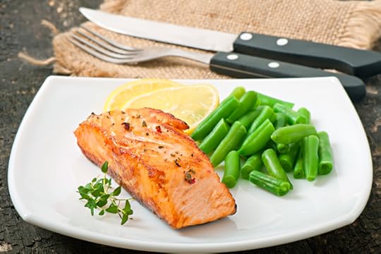 salmon and green beans