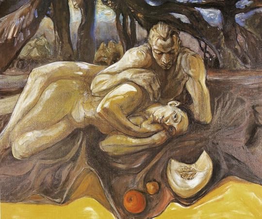 On the Beach Eros & Psyche by Jacqueline Morreau