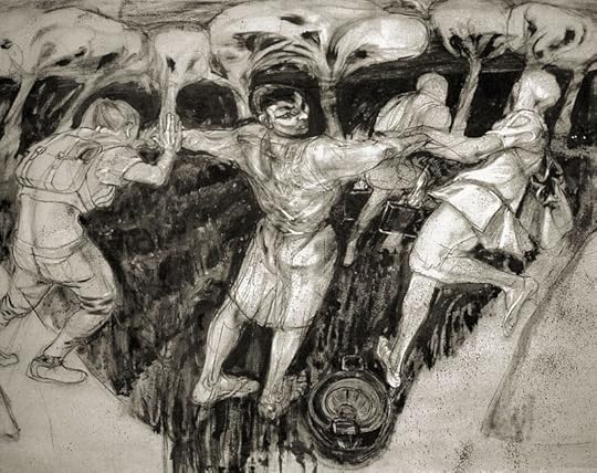 Lot's Wife Leaving by Jacqueline Morreau