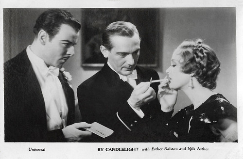Nils Asther, Paul Lukas and Esther Ralston in By Candlelight (1933)