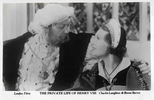 Charles Laughton and Binnie Barnes in The Private Life of Henry VIII. (1933)