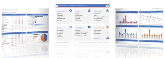 Huishoudboek in Excel - schermvoorbeelden