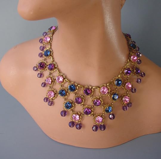 Image result for purple and pink necklace