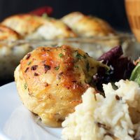 dinner plate with chicken and rice
