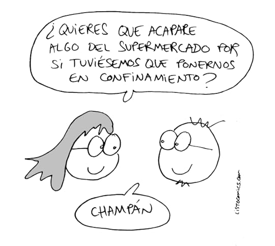 Viñeta de humor gráfico sobre el confinamiento por cuarentena.
