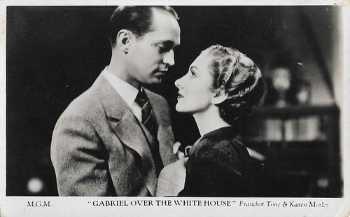 Franchot Tone and Karen Morley in Gabriel over the White House (1933)