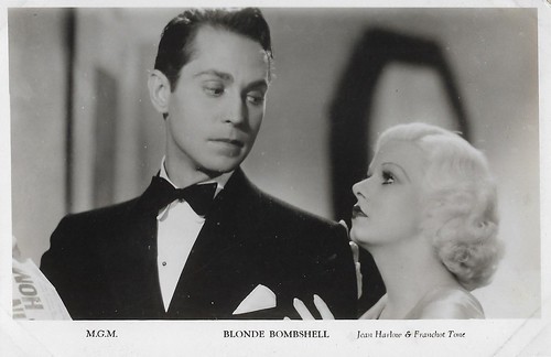 Jean Harlow and Franchot Tone in Bombshell (1933)