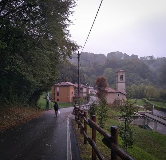 Roaming the streets of Roncola, Italy