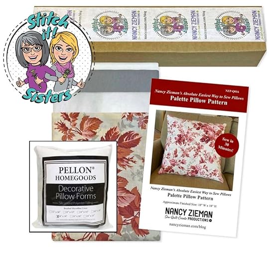 Nancy Zieman's Absolute Easiest Way to Sew Pillows on Stitch it! Sisters Program 111
