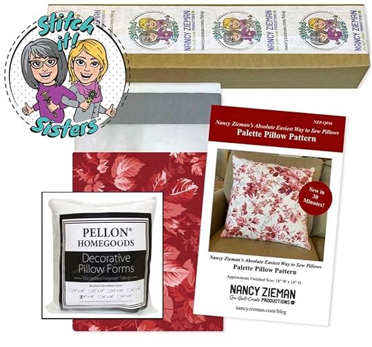 Nancy Zieman's Absolute Easiest Way to Sew Pillows on Stitch it! Sisters Program 111