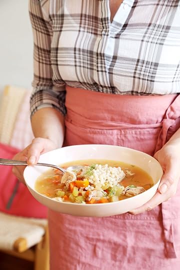 Roasted Lemon Chicken Soup