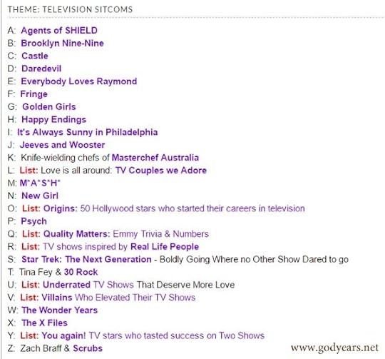 tv show trivia list