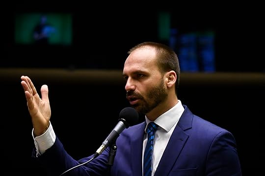 Deputado Eduardo Bolsonaro (PSL - SP) na terÃ§a-feira, 22 de outubro, no plenÃ¡rio da CÃ¢mara.
