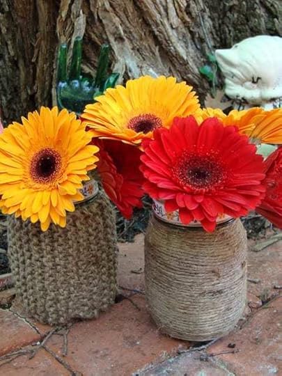Fiber Crafts for Kids | Twine Mason Jars