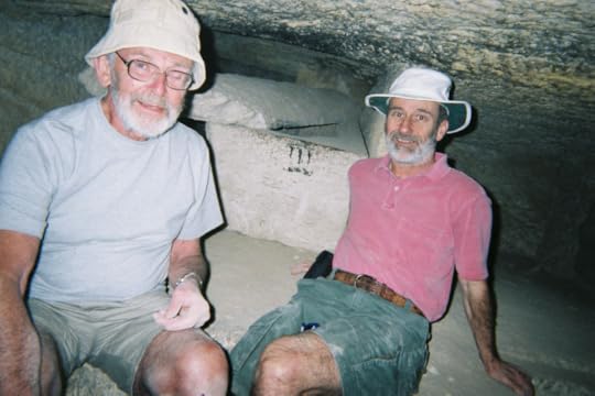 Figure 1. The authors in the crypts of the Eastern Cemetery below the Great Pyramid, Giza, Egypt.