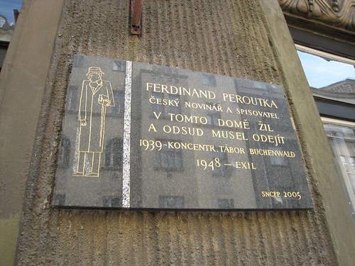 Plaque in Prague