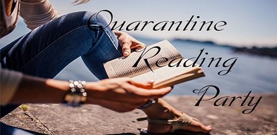 Image may contain: one or more people and people sitting, possible text that says 'Quarantine Reading Party'